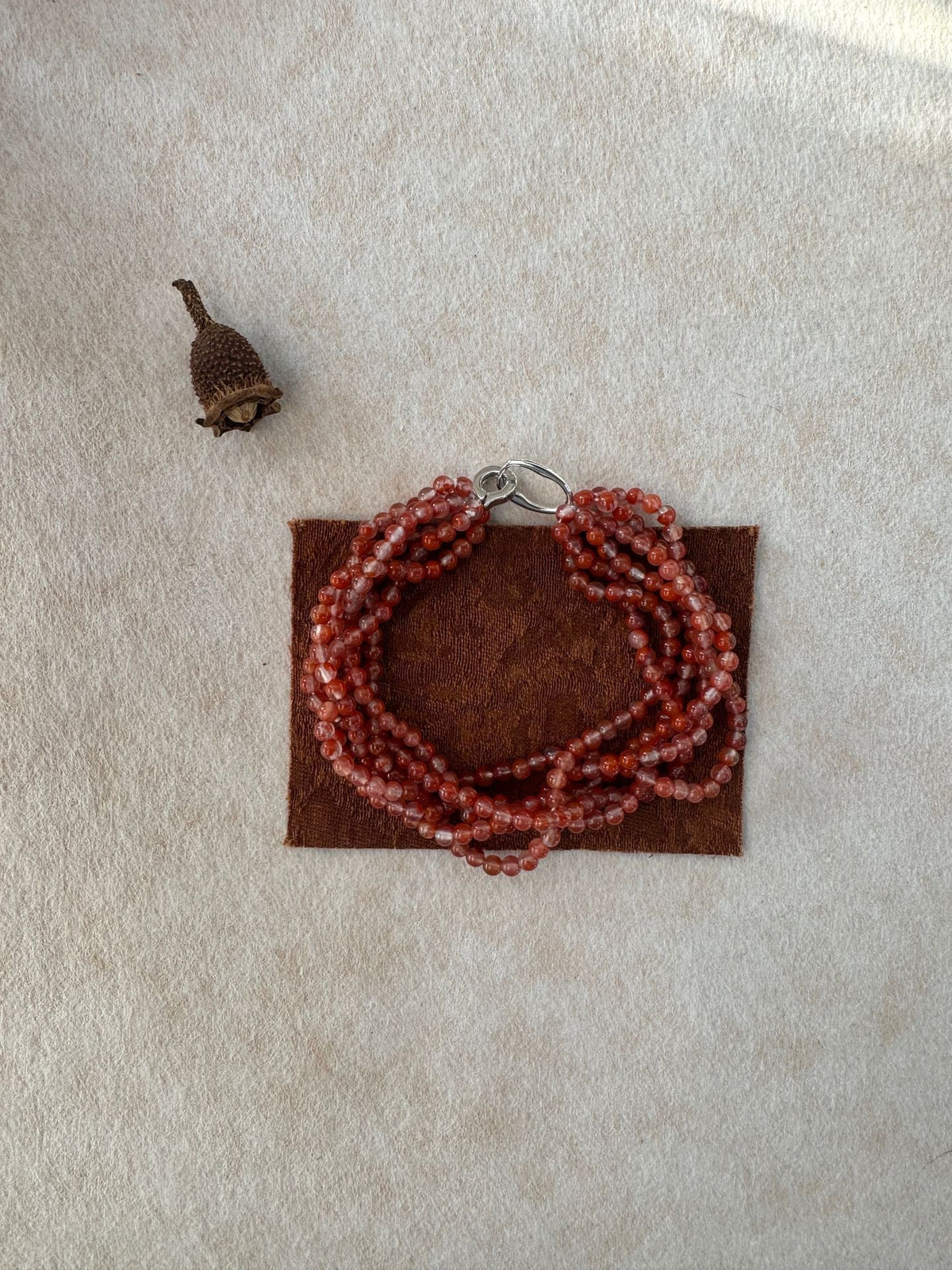 Handcrafted Natural Crystal Beaded