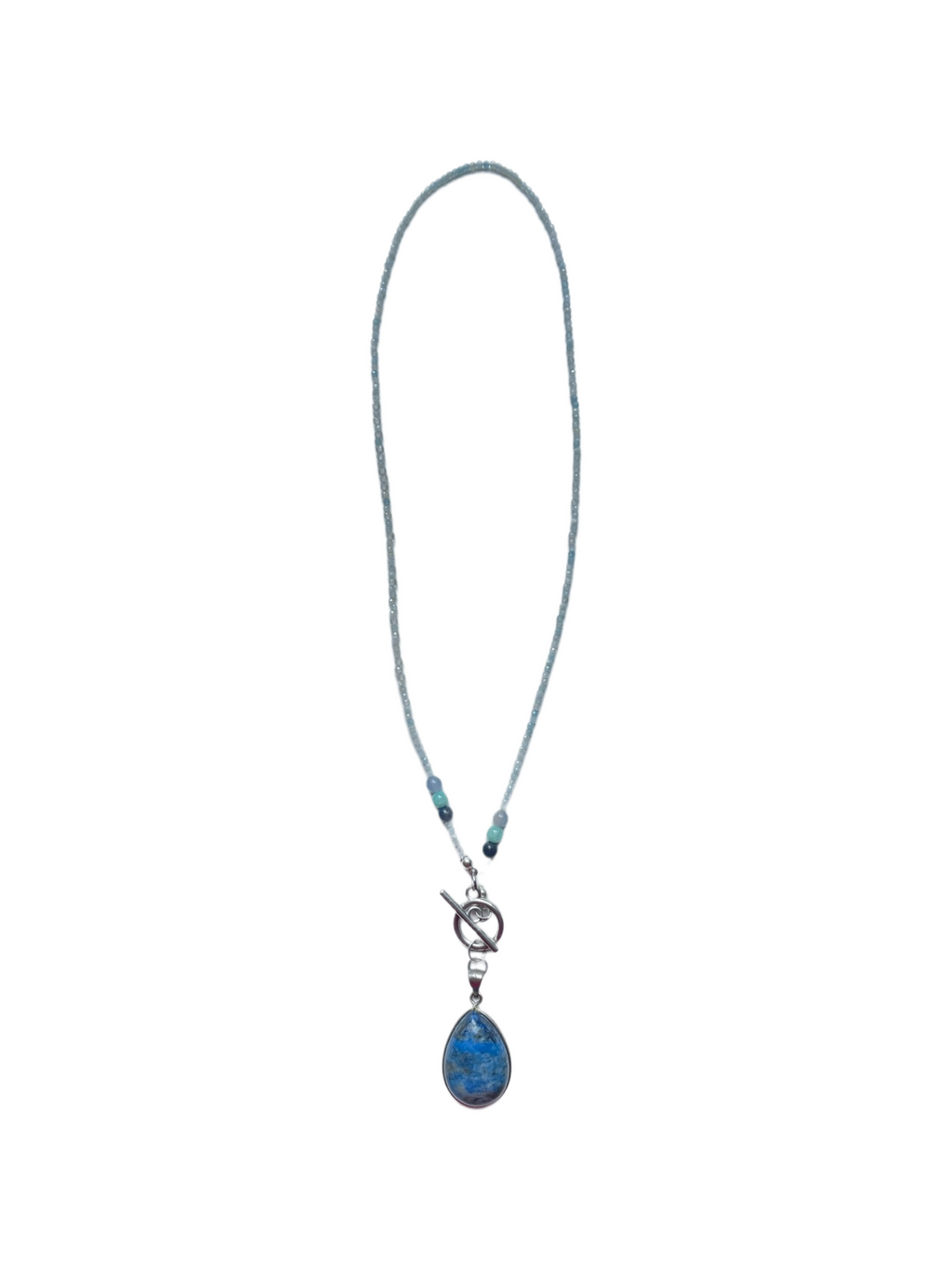 Lapis Lazuli Heart Pendant Necklace