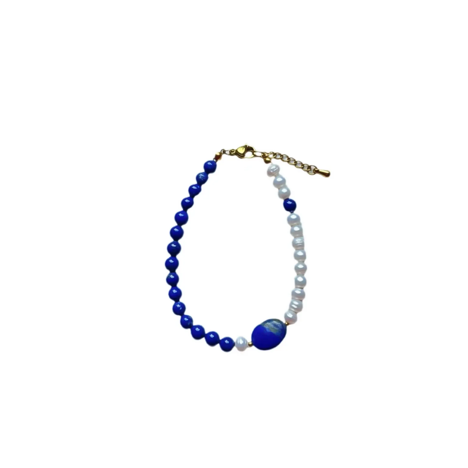 Lapis Lazuli & Pearl Wisdom Bracelet