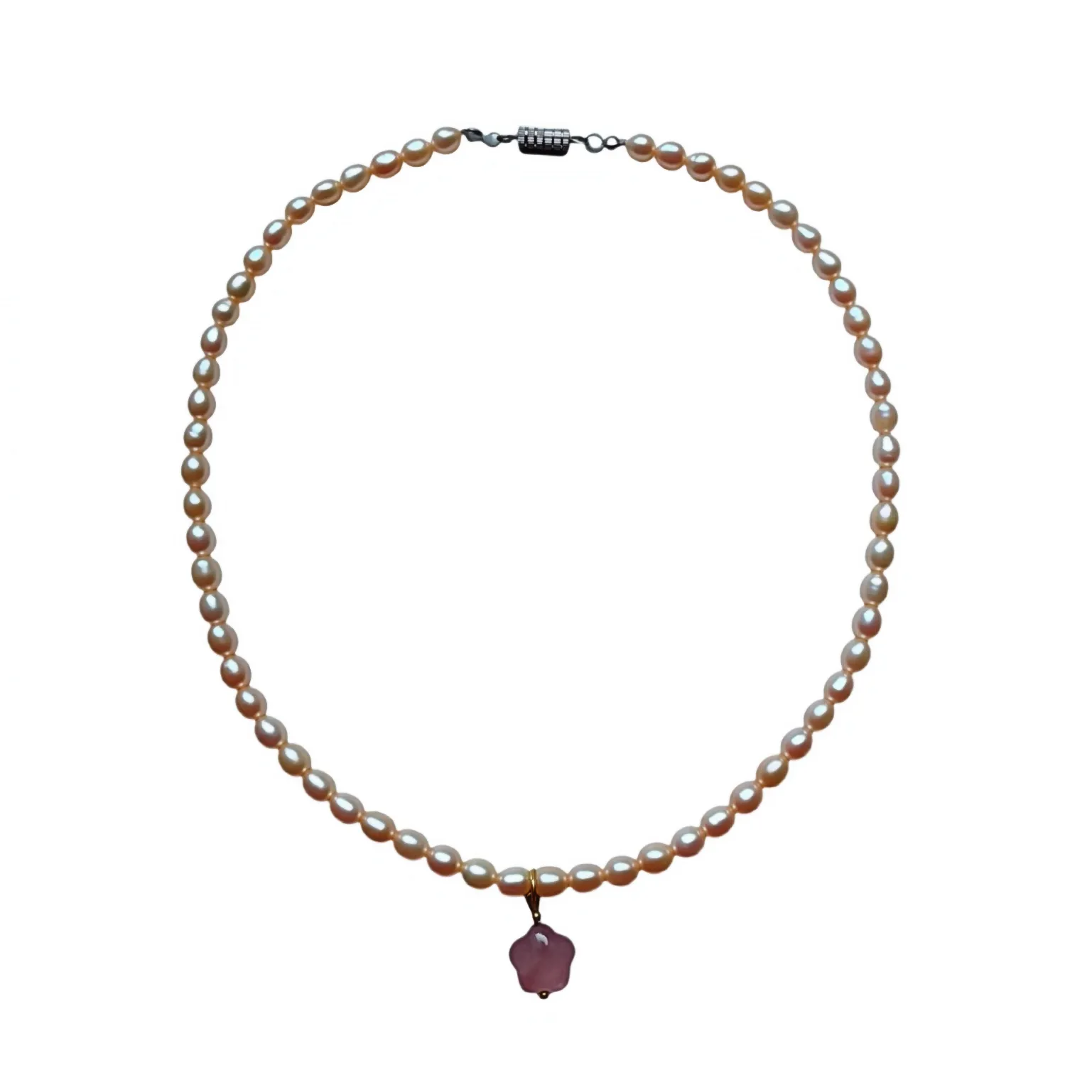 Natural Freshwater Pink Pearl Necklace