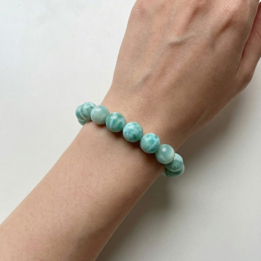 Green Larimar Calm &amp; Clarity Bracelet