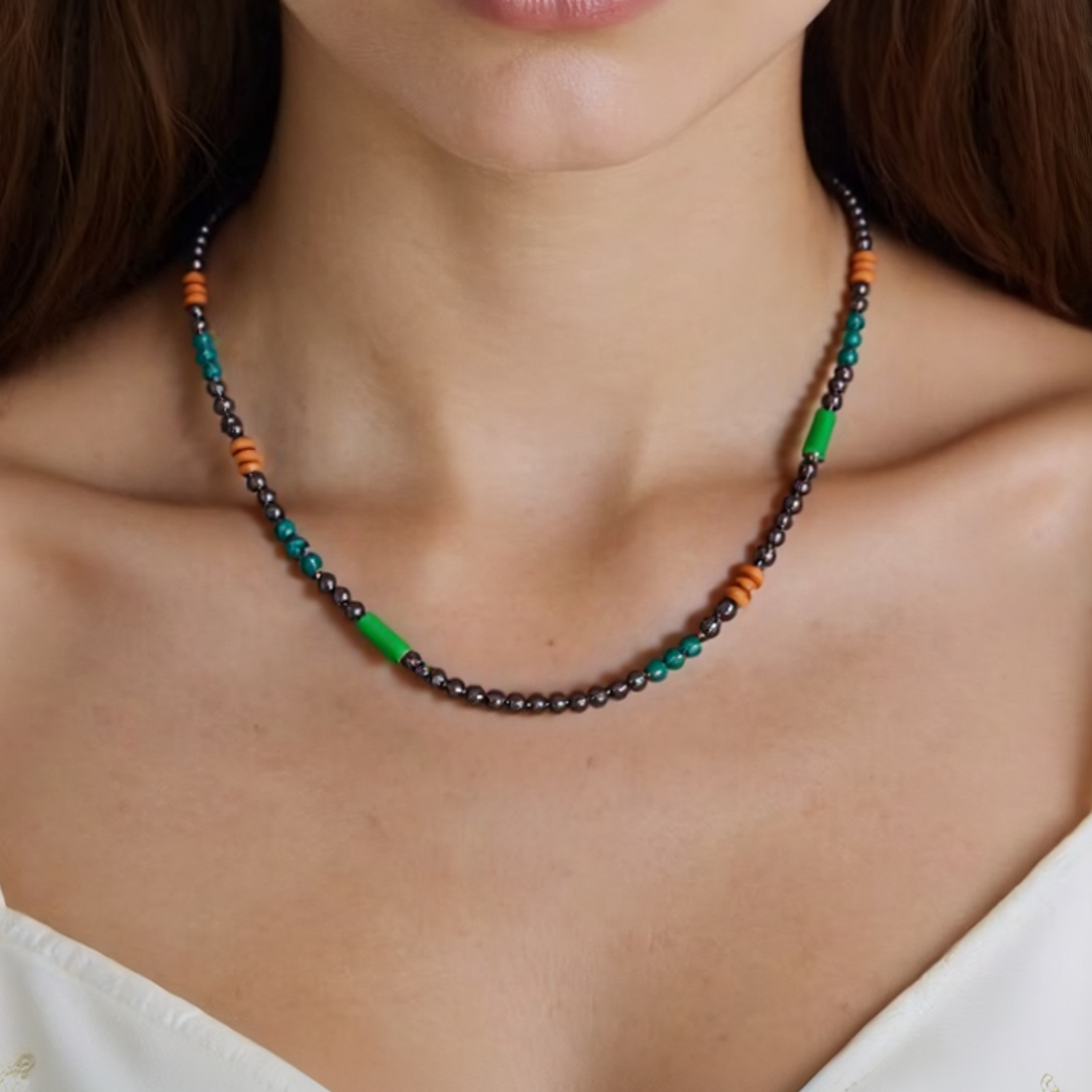 Smoky Quartz Multi-Stone Necklace