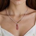 Carnelian Tassel Necklace