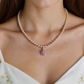 Natural Freshwater Pink Pearl Necklace