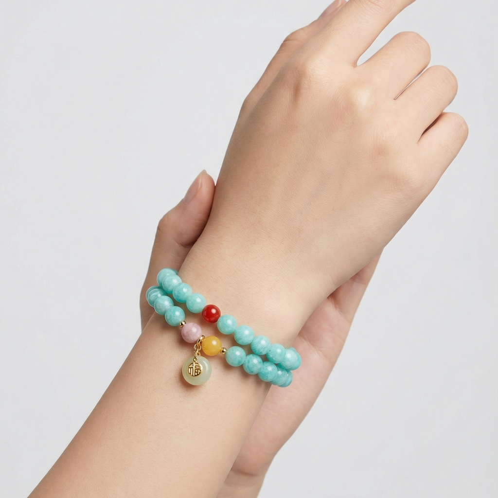 Russian Amazonite Prosperity Bracelet