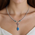 Lapis Lazuli Heart Pendant Necklace