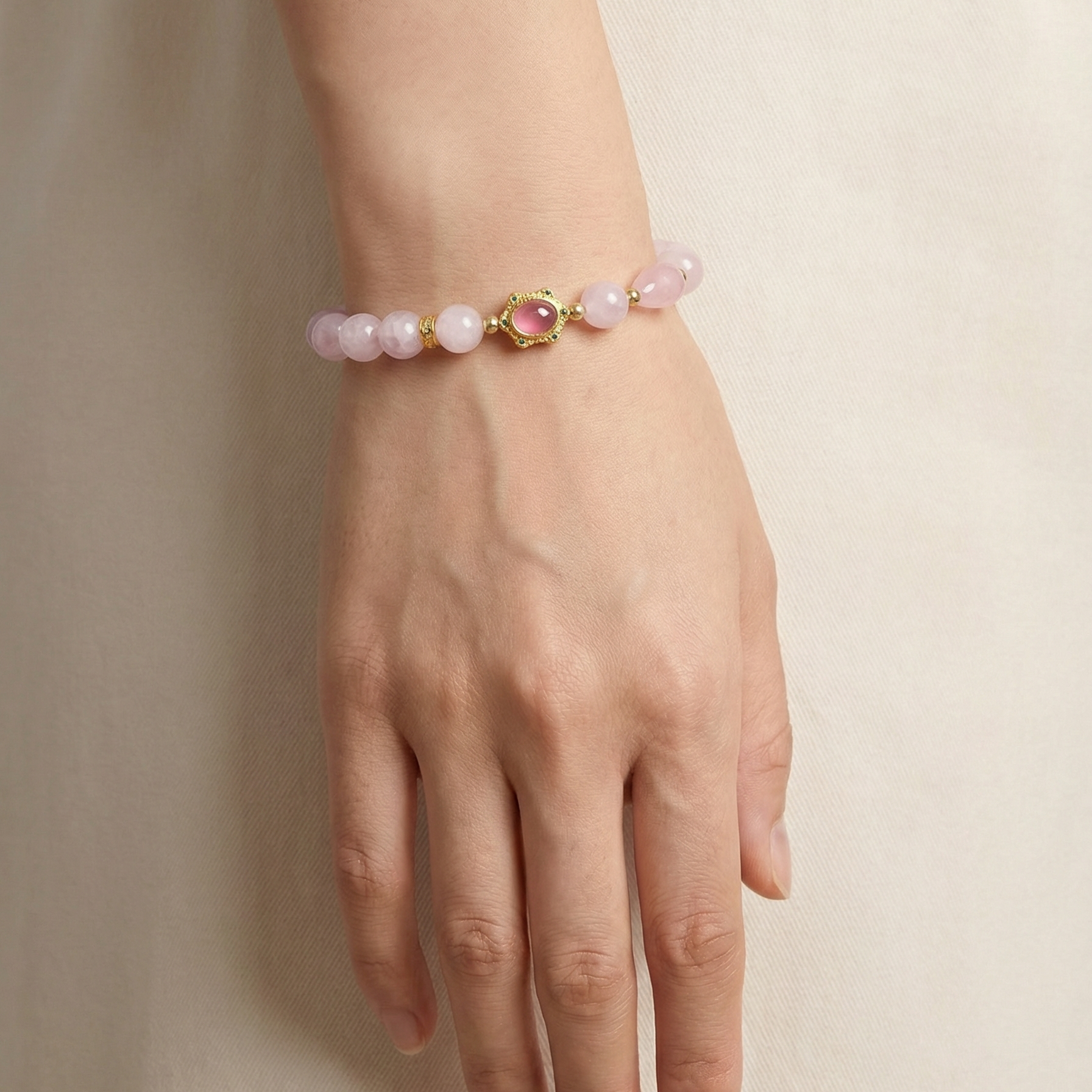 Kunzite Peace & Emotional Healing Bracelet