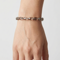 Faceted Smoky Quartz Grounding &amp; Protection Bracelet