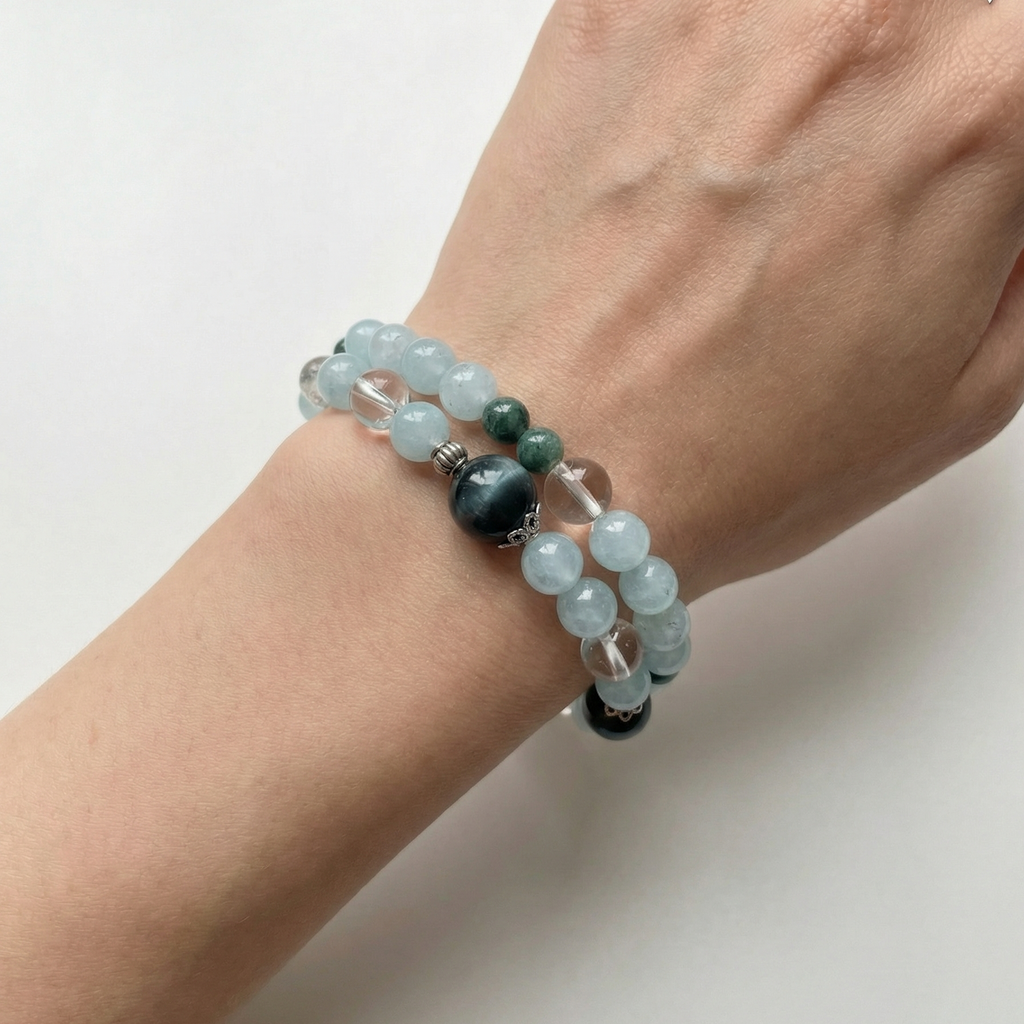 Aquamarine Career & Wealth Bracelet