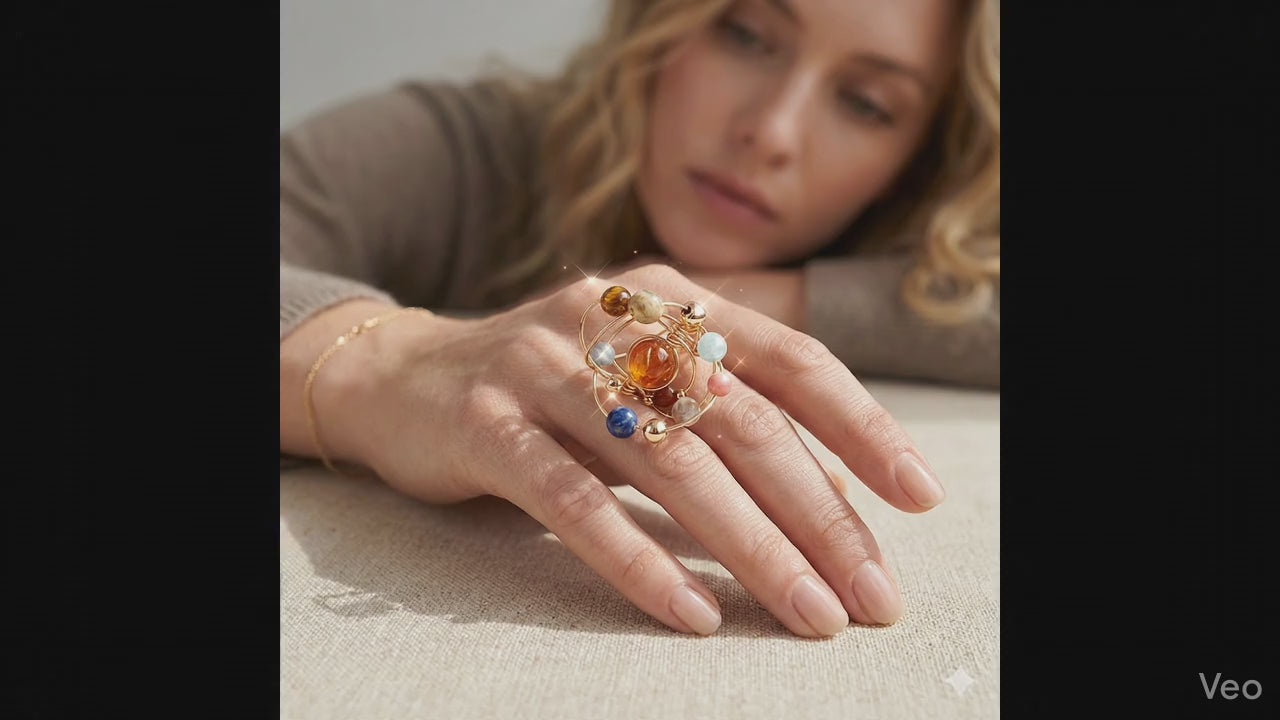 Crystal Super Seven — The Prosperity Pillar Ring